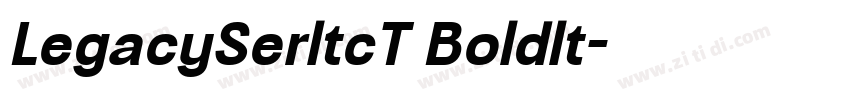 LegacySerltcT Boldlt字体转换